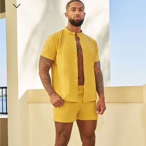 Nwt men linen shirt only